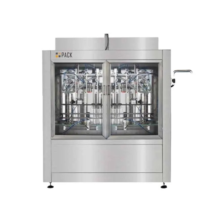 Автоматична машина за пълнене на течности с 6 глави за зехтин