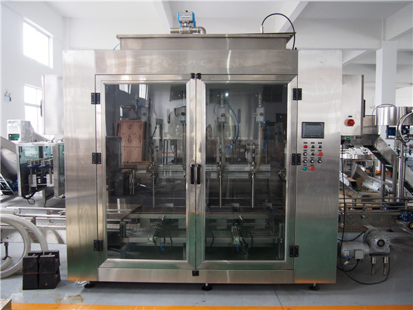 Автоматична машина за пълнене на хранително масло и машина за опаковане на зехтин