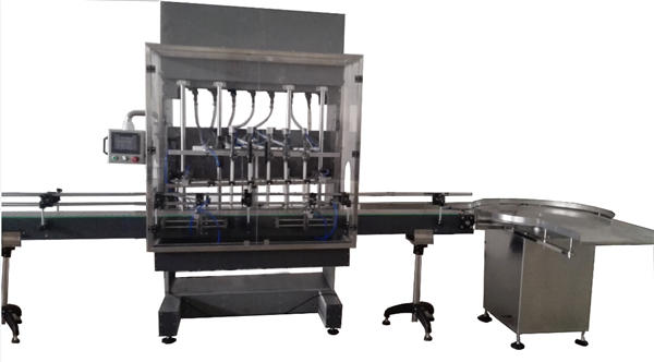 Автоматична машина за пълнене с избелване на бутилки