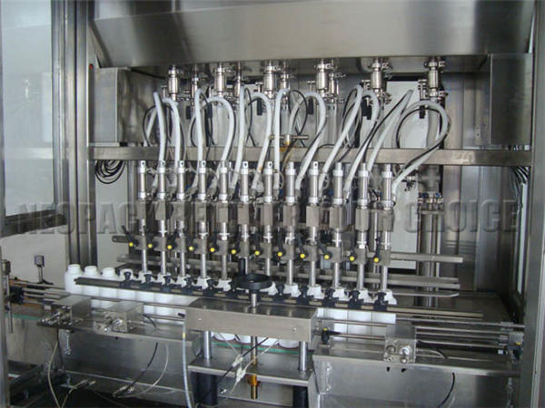 Машина за пълнене с висока вискозитет