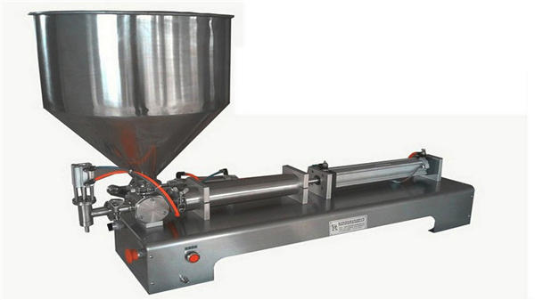 Полуавтоматична машина за пълнене с вертикална паста